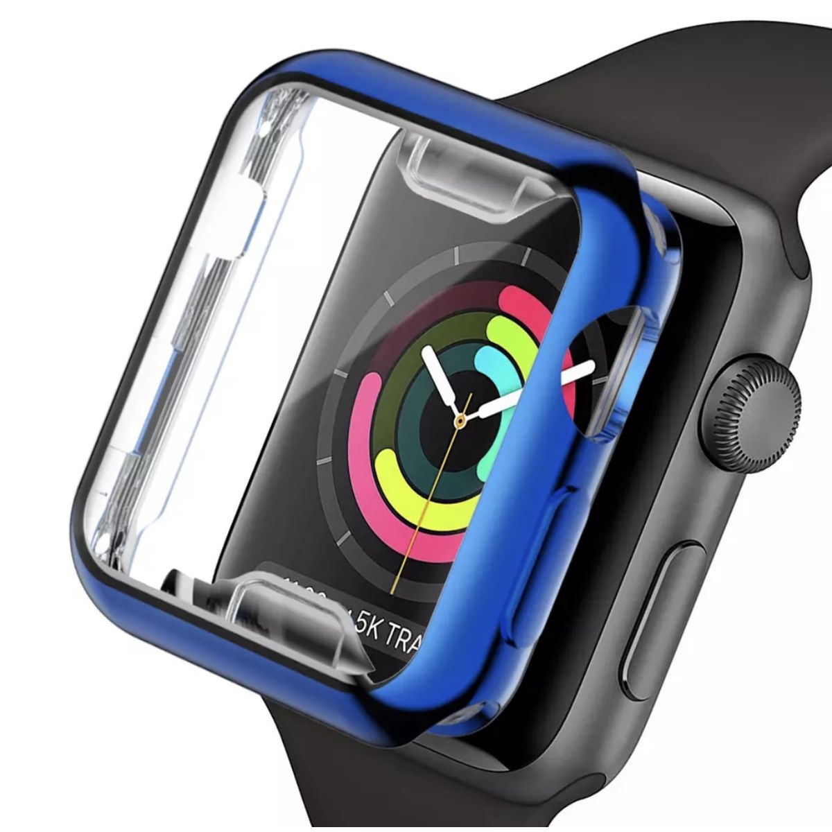 GENERICO - Protector Para Apple Watch Cerrados Metalizados 360° 384041mm