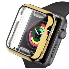 GENERICO - Protector Para Apple Watch Cerrados Metalizados 360° 384041mm