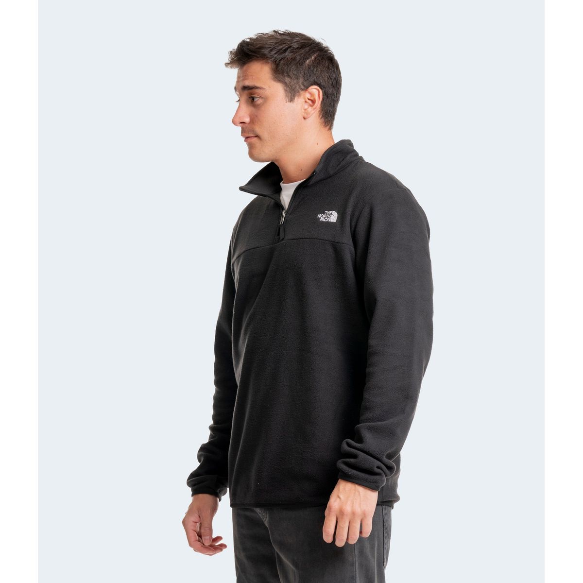 THE NORTH FACE - Polar Anchor ¼ Zip Hombre Negro