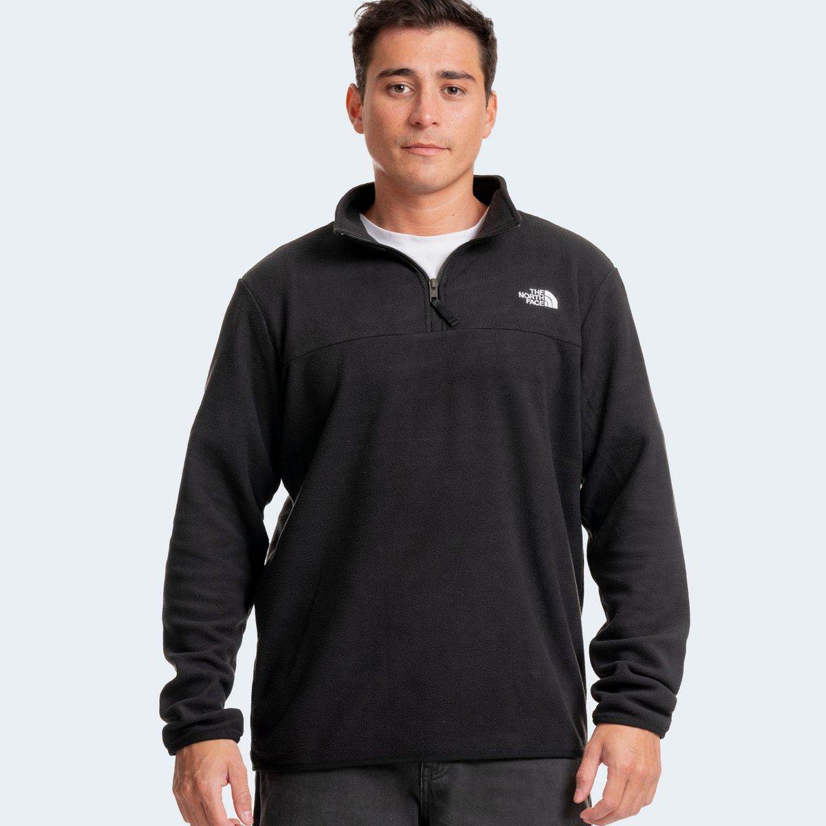 THE NORTH FACE - Polar Anchor ¼ Zip Hombre Negro