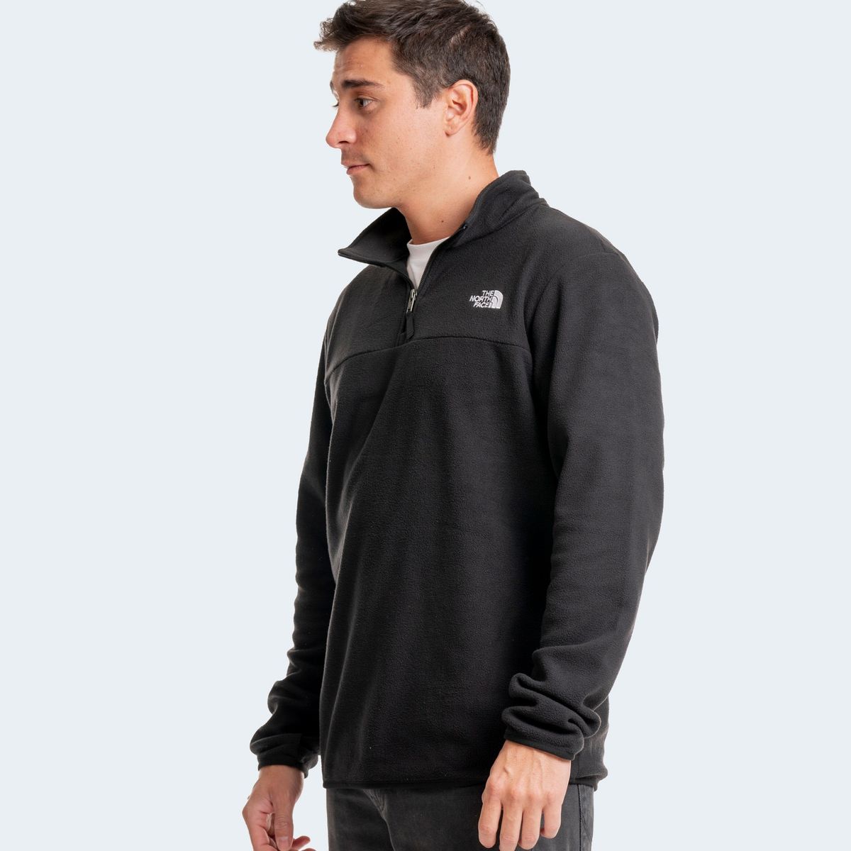 THE NORTH FACE - Polar Anchor ¼ Zip Hombre Negro