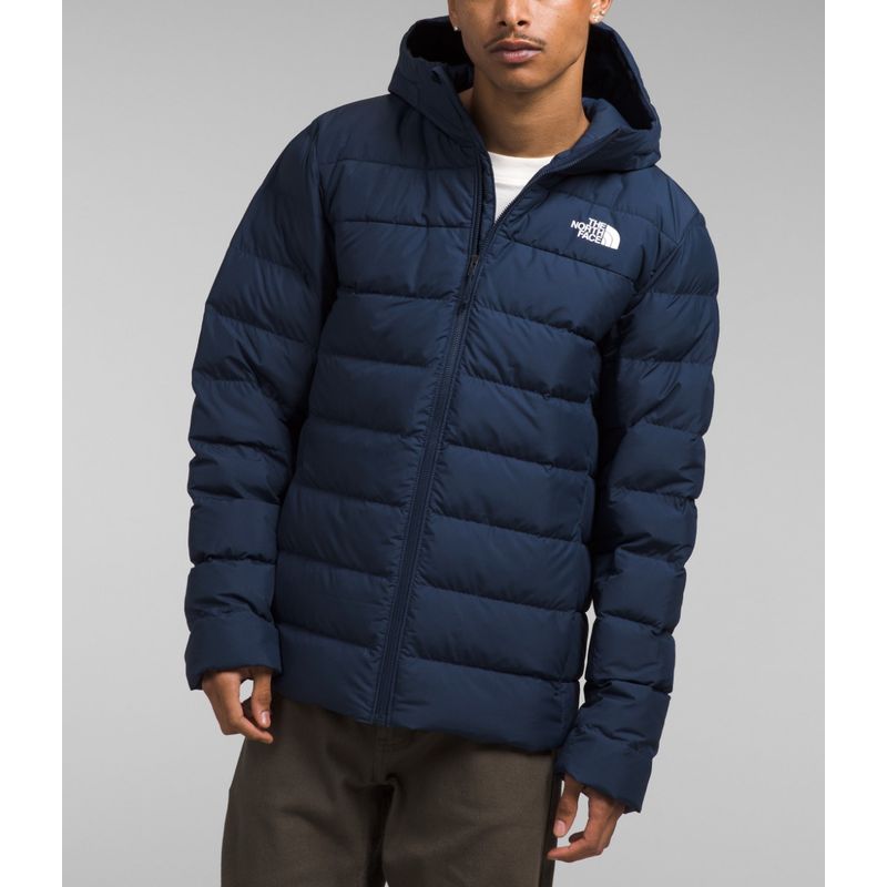 THE NORTH FACE - Chaqueta De Pluma Aconcagua 3 Hoodie Hombre Azul Marino