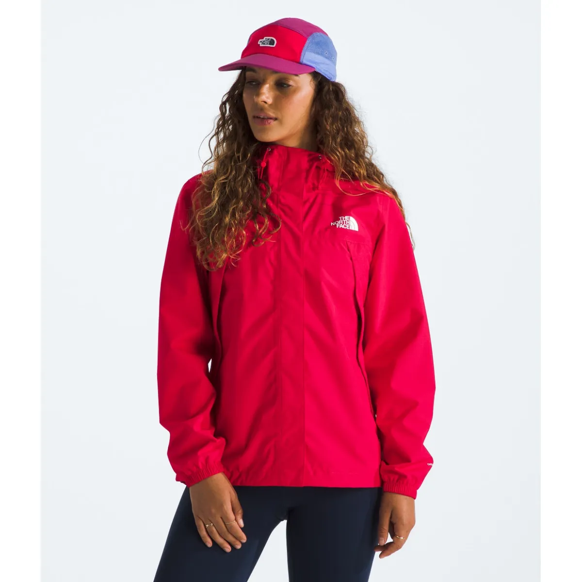 THE NORTH FACE - Chaqueta Impermeable Antora Mujer Rojo