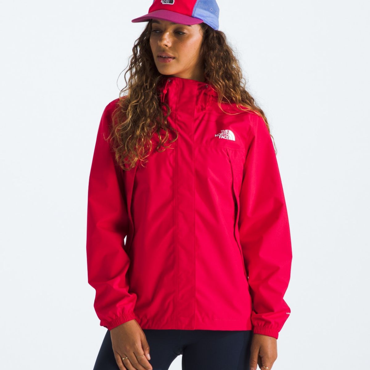 THE NORTH FACE - Chaqueta Impermeable Antora Mujer Rojo