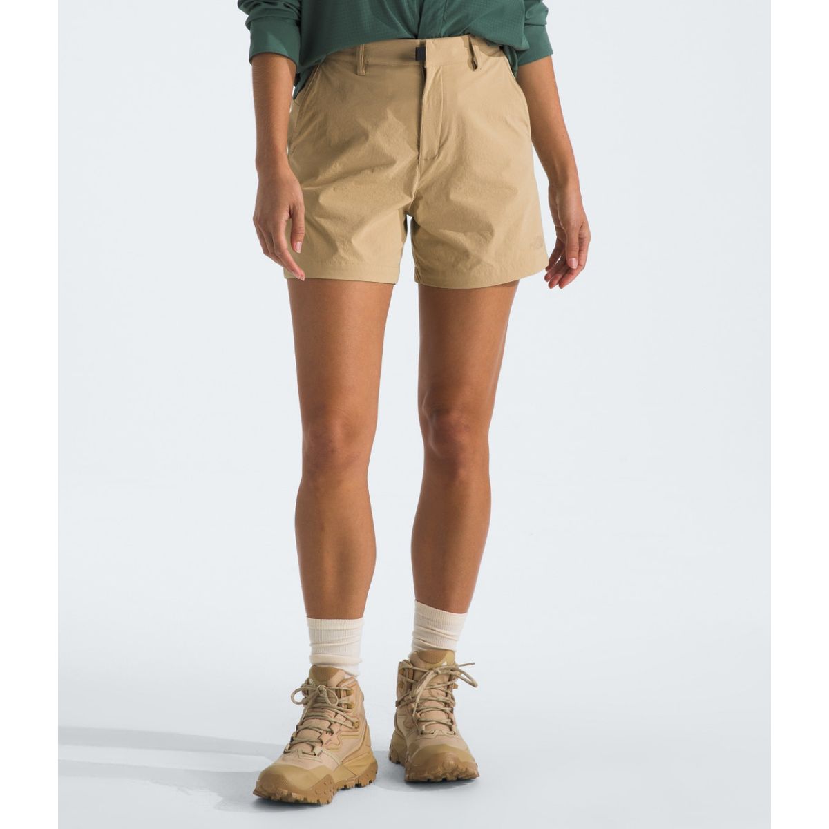 THE NORTH FACE - Short De Trekking Basin Mujer Café Claro