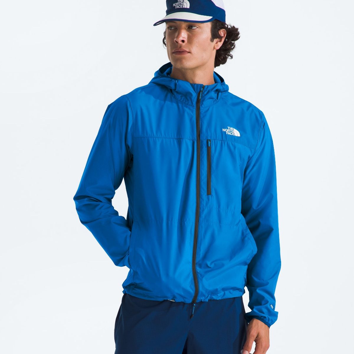 THE NORTH FACE - Chaqueta Cortaviento Higher Run Wind Hombre Celeste
