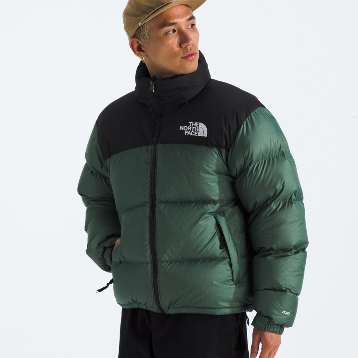 THE NORTH FACE - Chaqueta De Pluma 1996 Retro Nuptse Hombre Verde Oscuro