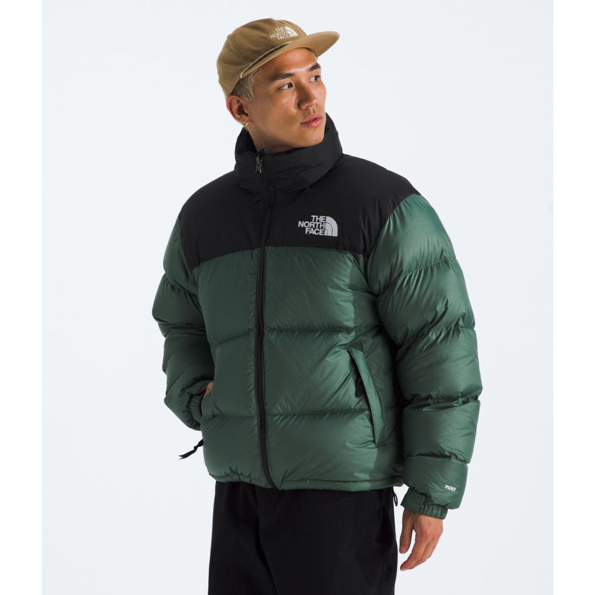 THE NORTH FACE - Chaqueta De Pluma 1996 Retro Nuptse Hombre Verde Oscuro