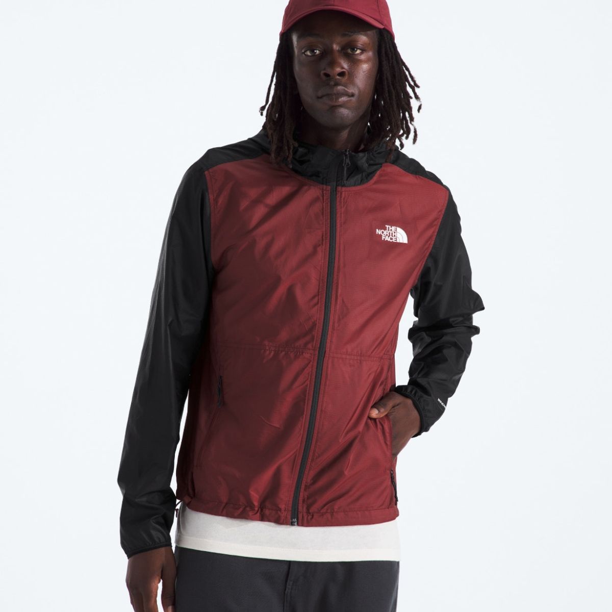 THE NORTH FACE - Chaqueta Cortaviento Cyclone Wind Hombre Burdeo