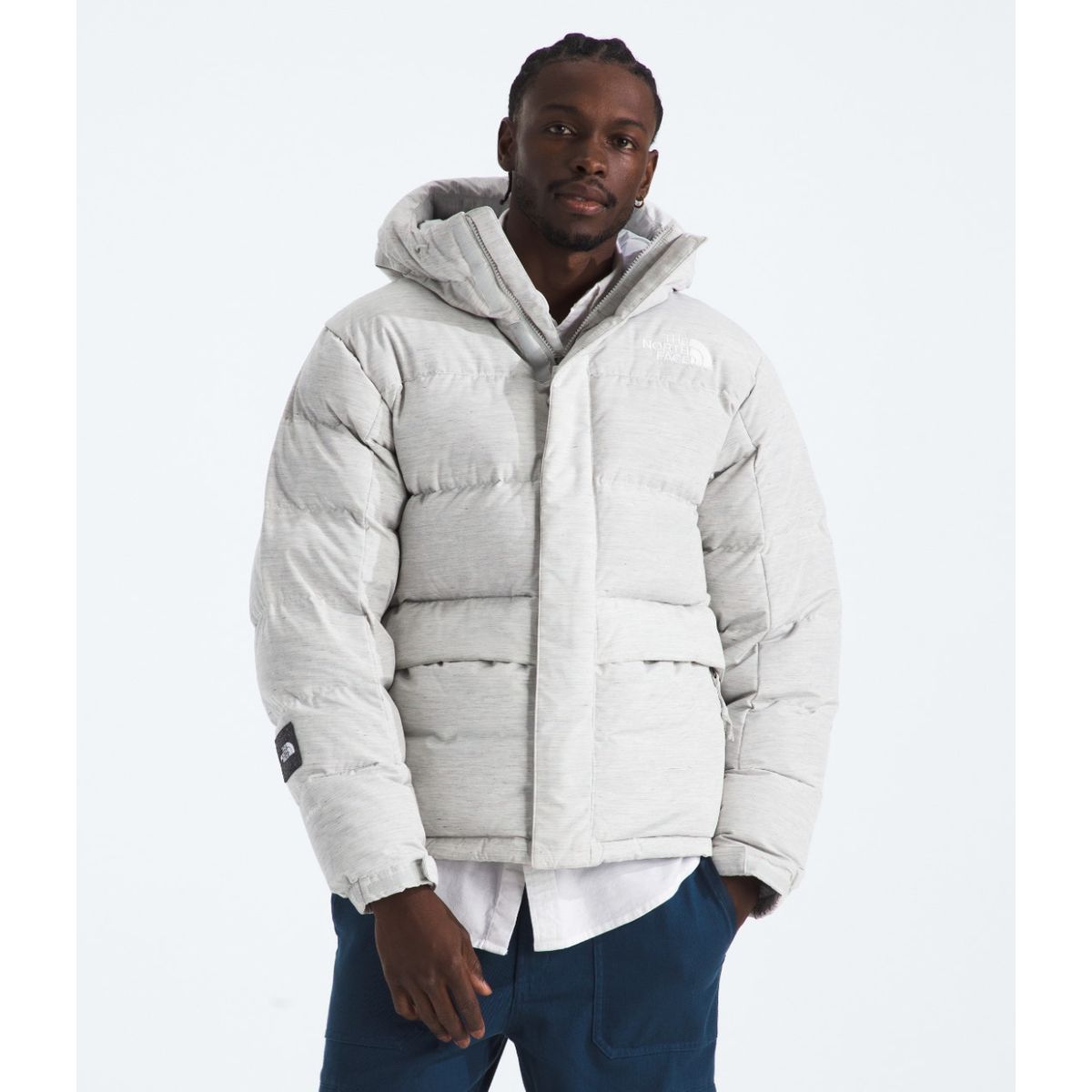 THE NORTH FACE - Chaqueta De Pluma Regrind Himalayan Hombre Gris