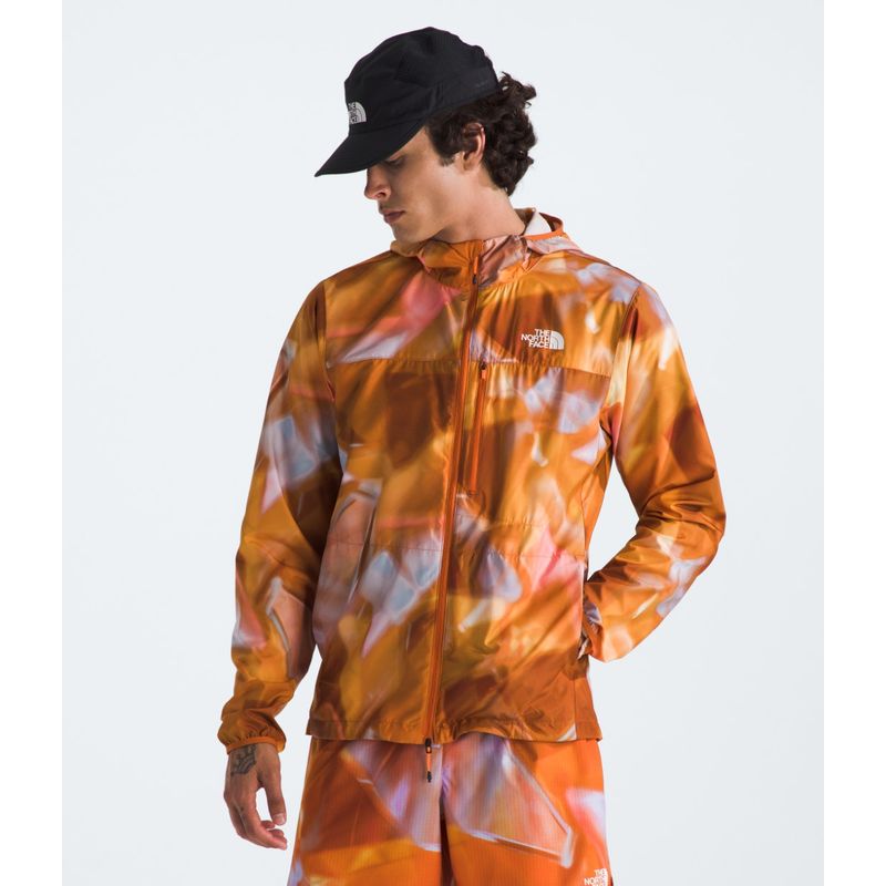 THE NORTH FACE - Chaqueta Cortaviento Higher Run Wind Hombre Naranjo