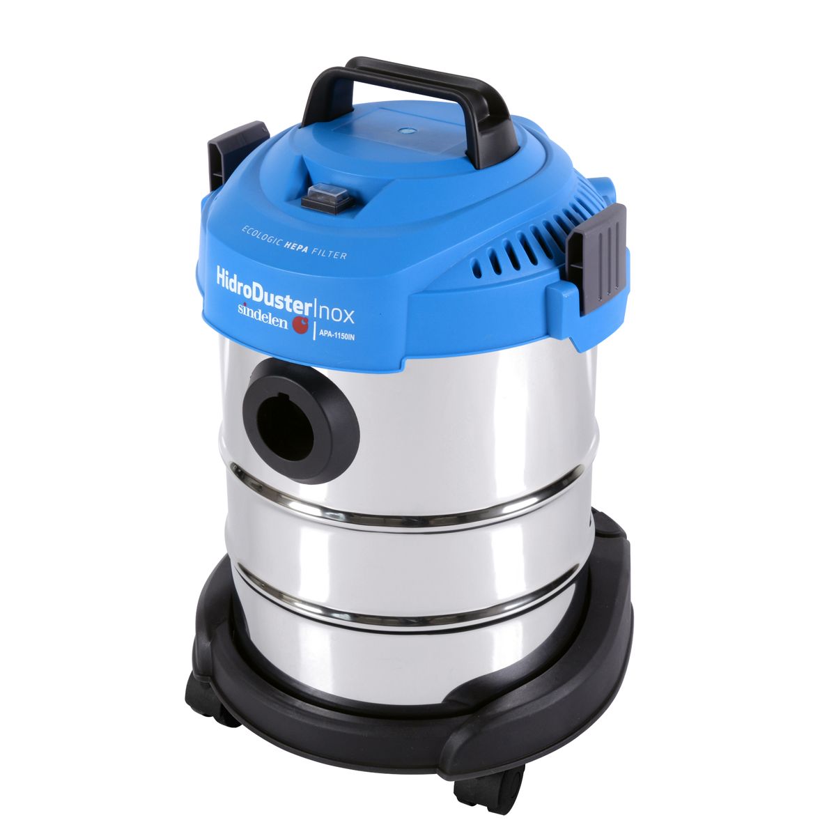 SINDELEN - Aspiradora de Polvo y Agua Inox 12 Litros APA-1150IN