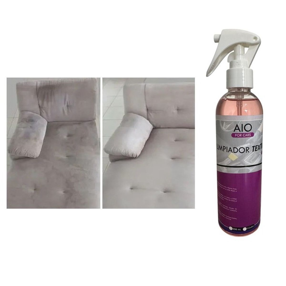 GENERICO - Limpiador Textil & Tapicería Multiusos Autos Y Hogar 250 Ml