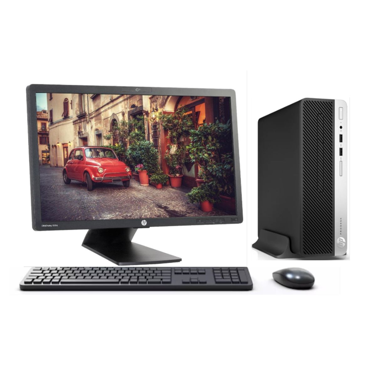HP - KIT MONITOR HP 23" + PC 400 G5 i3 8° 8GB 256GB + teclado & Mouse Reacondicionado
