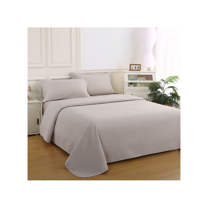 ILLUSIONS - Quilt Atenas 3.0 Plazas Beige
