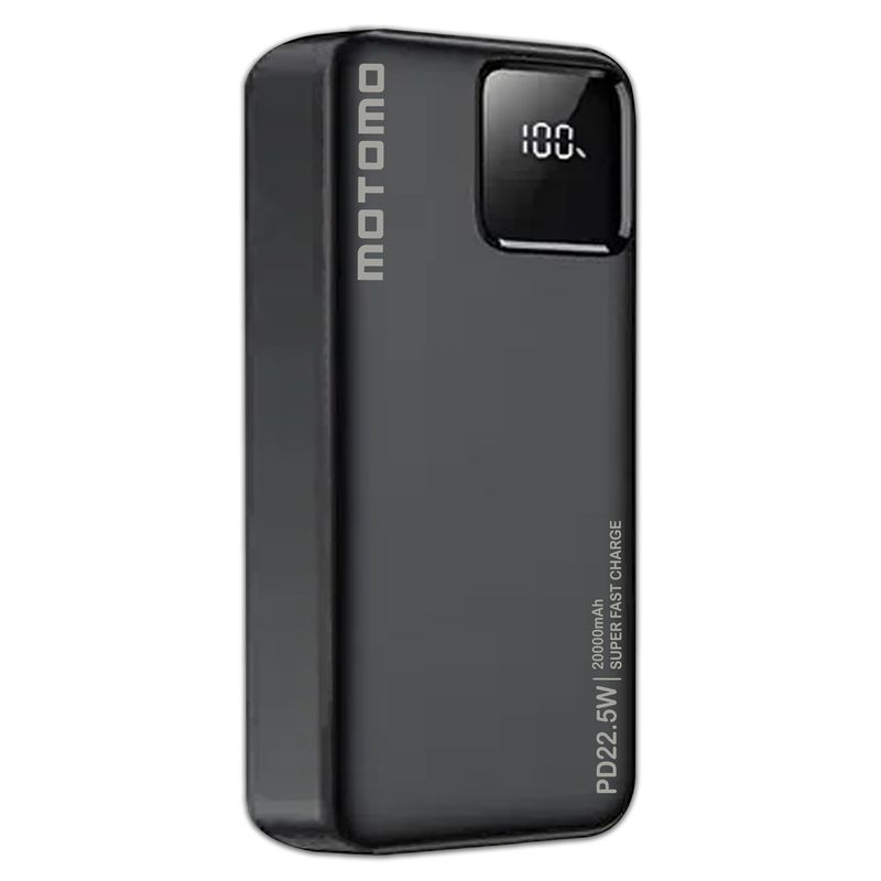 MOTOMO - Bateria Externa Cargador Powerbank Motomo 20.000Mah MO-PB52