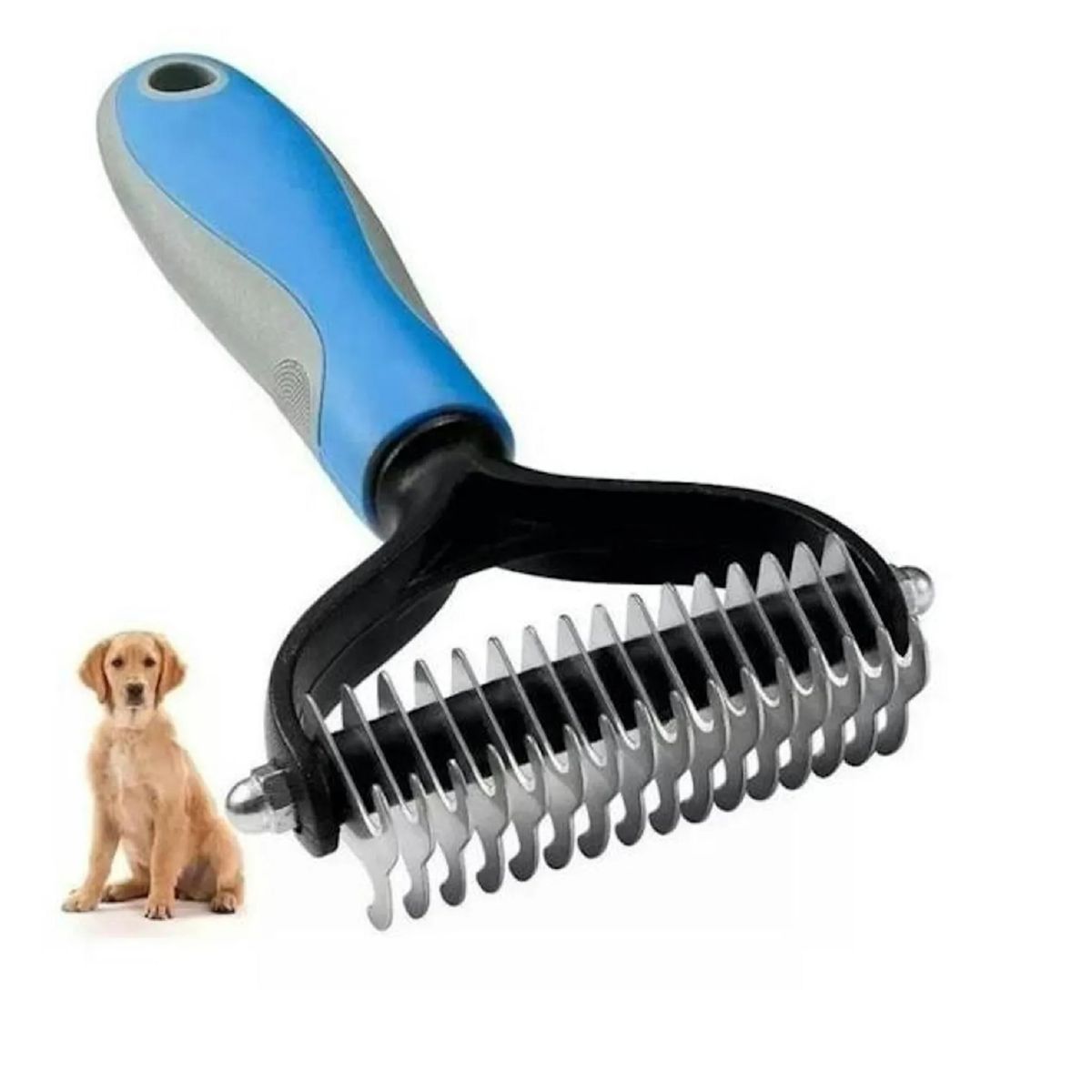 GENERICO - Cepillo Rastrillo Quita Nudos Deslanador Mascotas