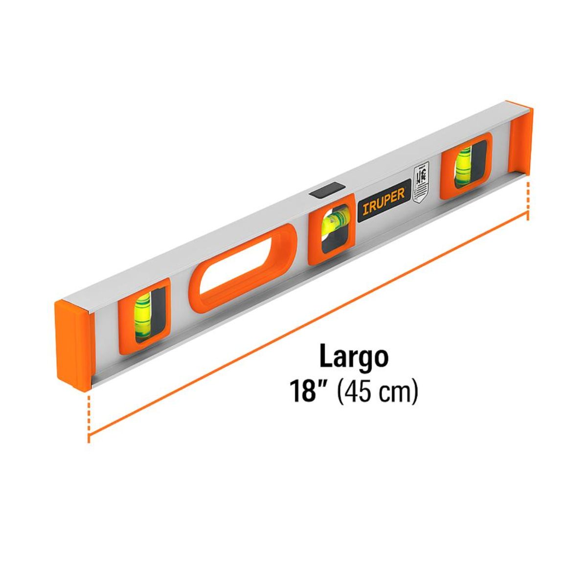 TRUPER - Nivel Clasico Aluminio 36 93cm Truper Profesional 3 Aguas - Multicolor