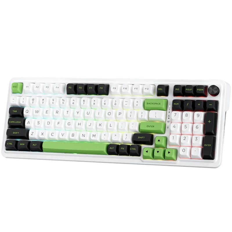 REDRAGON - Teclado Mecánico Gamer Redragon Eisa K686 Sw Mint 96% WBG Inglés