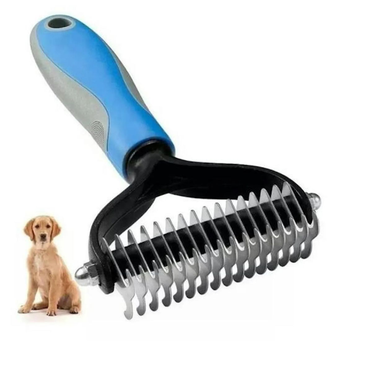GENERICO - Cepillo Rastrillo Quita Nudos Deslanador Mascotas