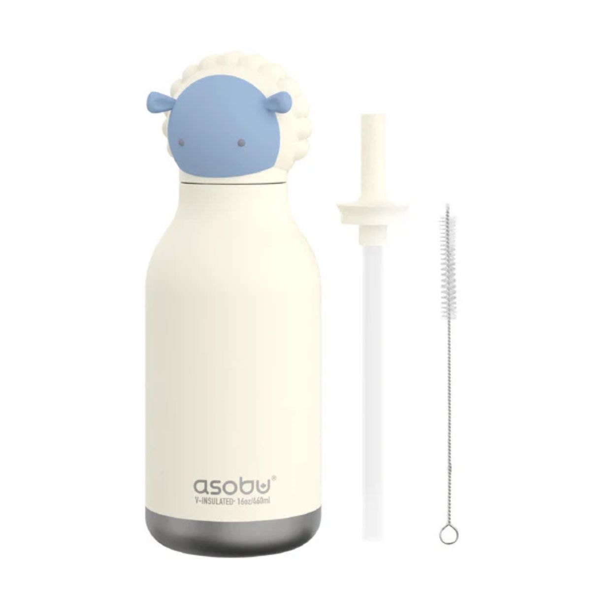 ASOBU - Botella Termica Bestie Oveja Asobu blanca 460 ml