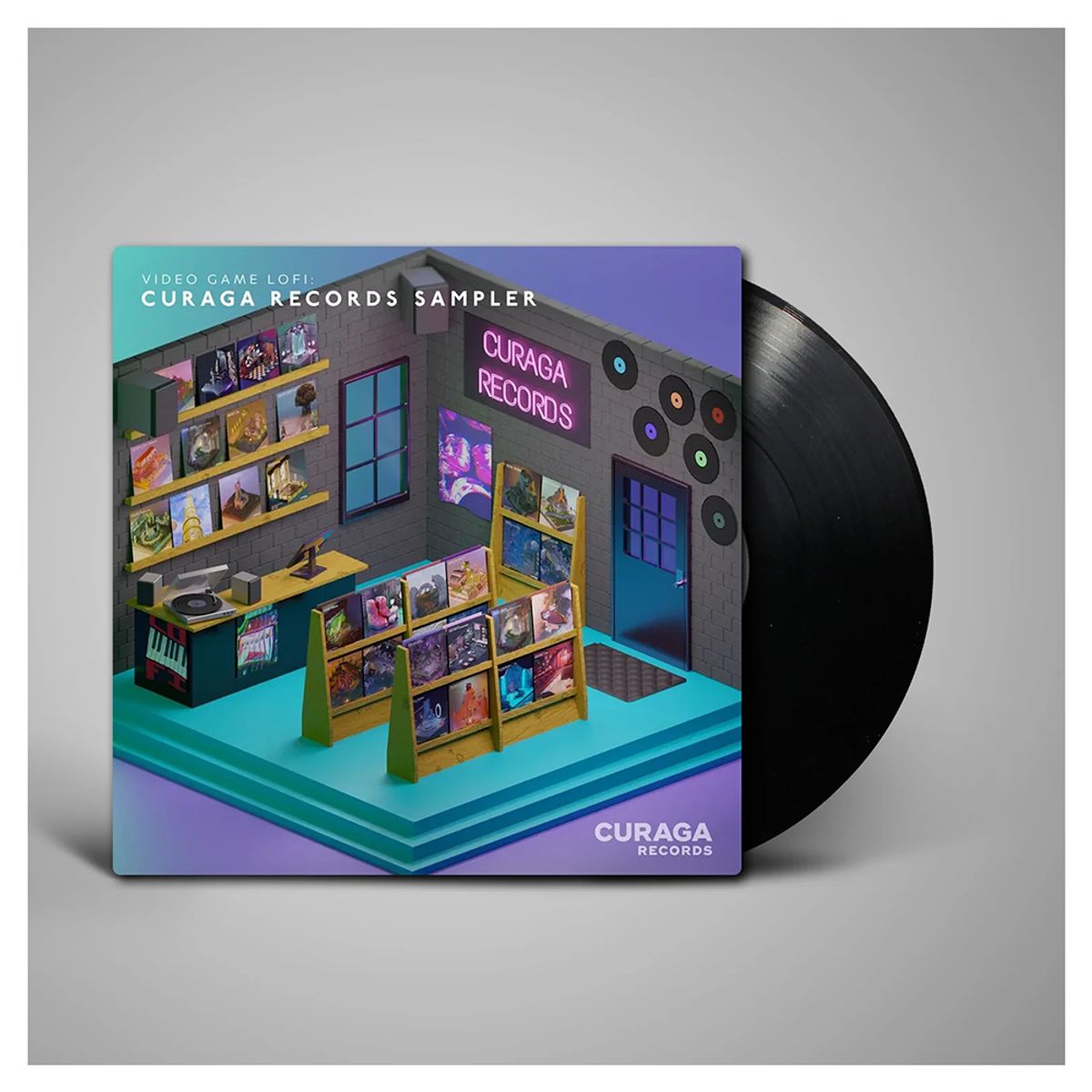 GENERICO - Various - Video Game LoFi Curaga Records Sampler - Vinilo