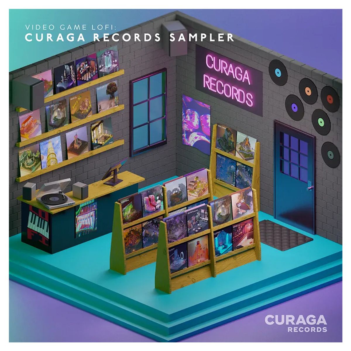 GENERICO - Various - Video Game LoFi Curaga Records Sampler - Vinilo