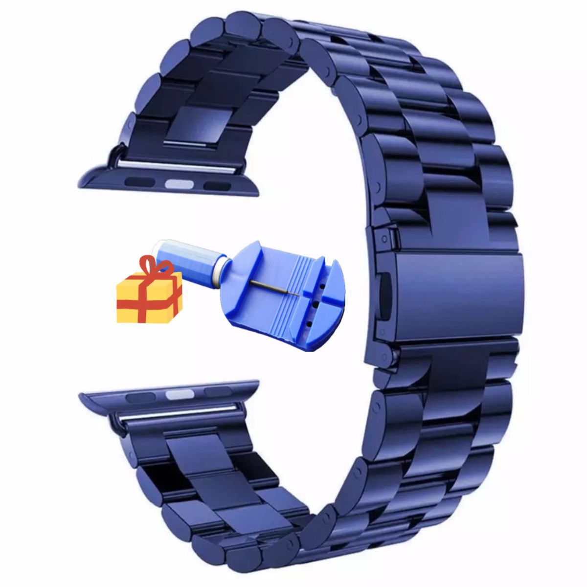 GENERICO - Correa Acero Eslabones Para Apple Watch 38-40-41MM