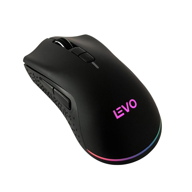 Mouse Gamer Inalambrico RGB NovaStrike Negro Negro