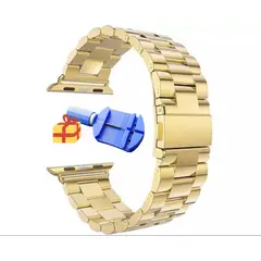 GENERICO - Correa Acero Eslabones Para Apple Watch 38-40-41MM