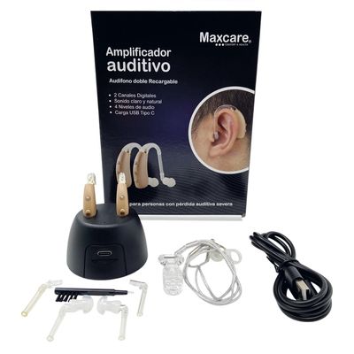 Imagen 2 del producto Amplificador Auditivo Audífono Sordera Severa Doble Recargable