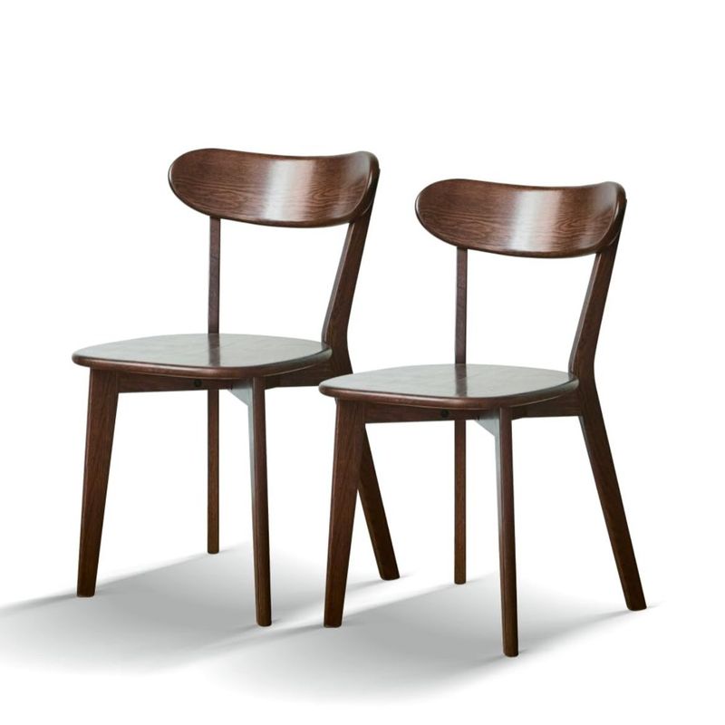 HABITA2 CHILE - Pack 2 Silla Phillipe de Madera  - Walnut