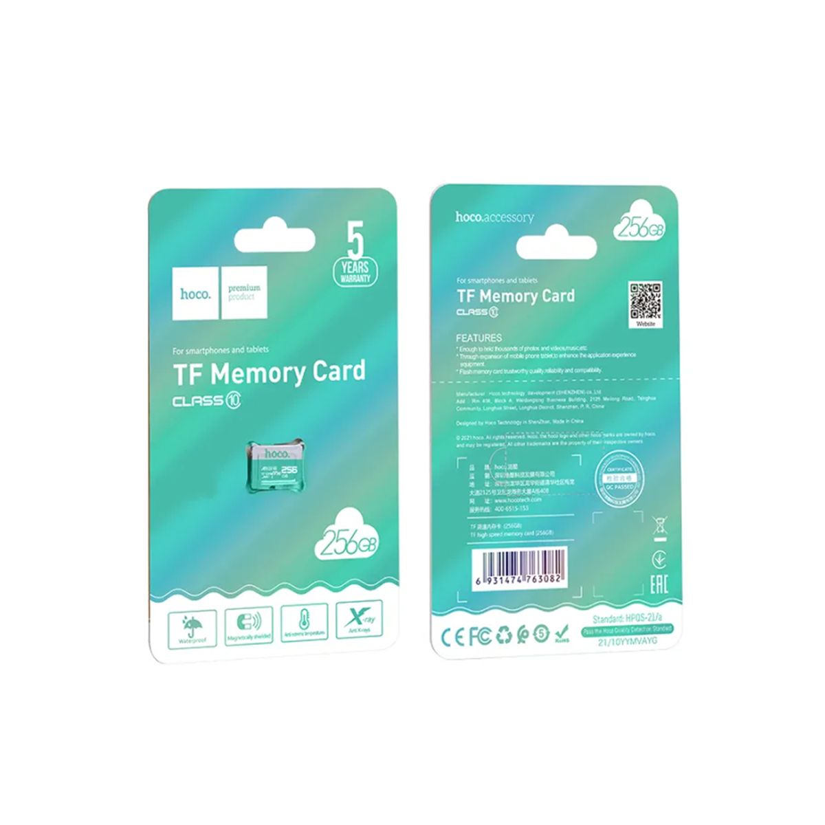 HOCO - TARJETA DE MEMORIA HOCO 256GB CLASS 10