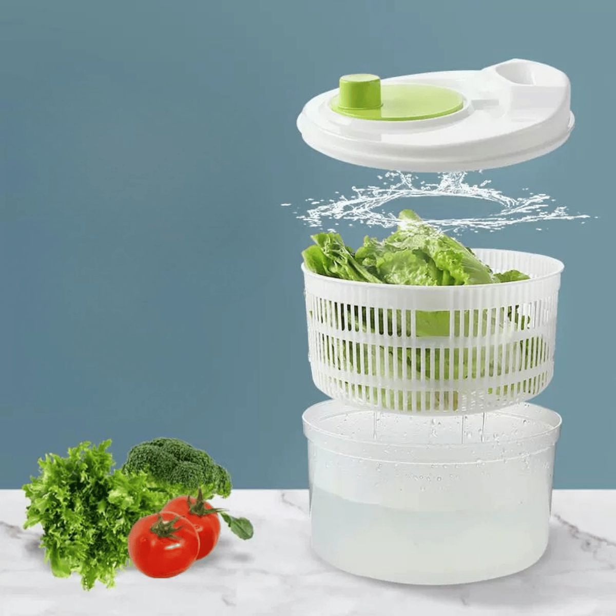 HOMESTAR - Centrifugador de Verduras y Ensaladas Manual