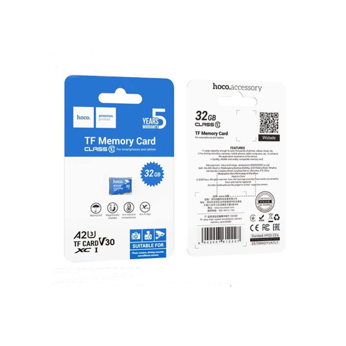 HOCO - TARJETA DE MEMORIA HOCO 32GB CLASS 10 U3