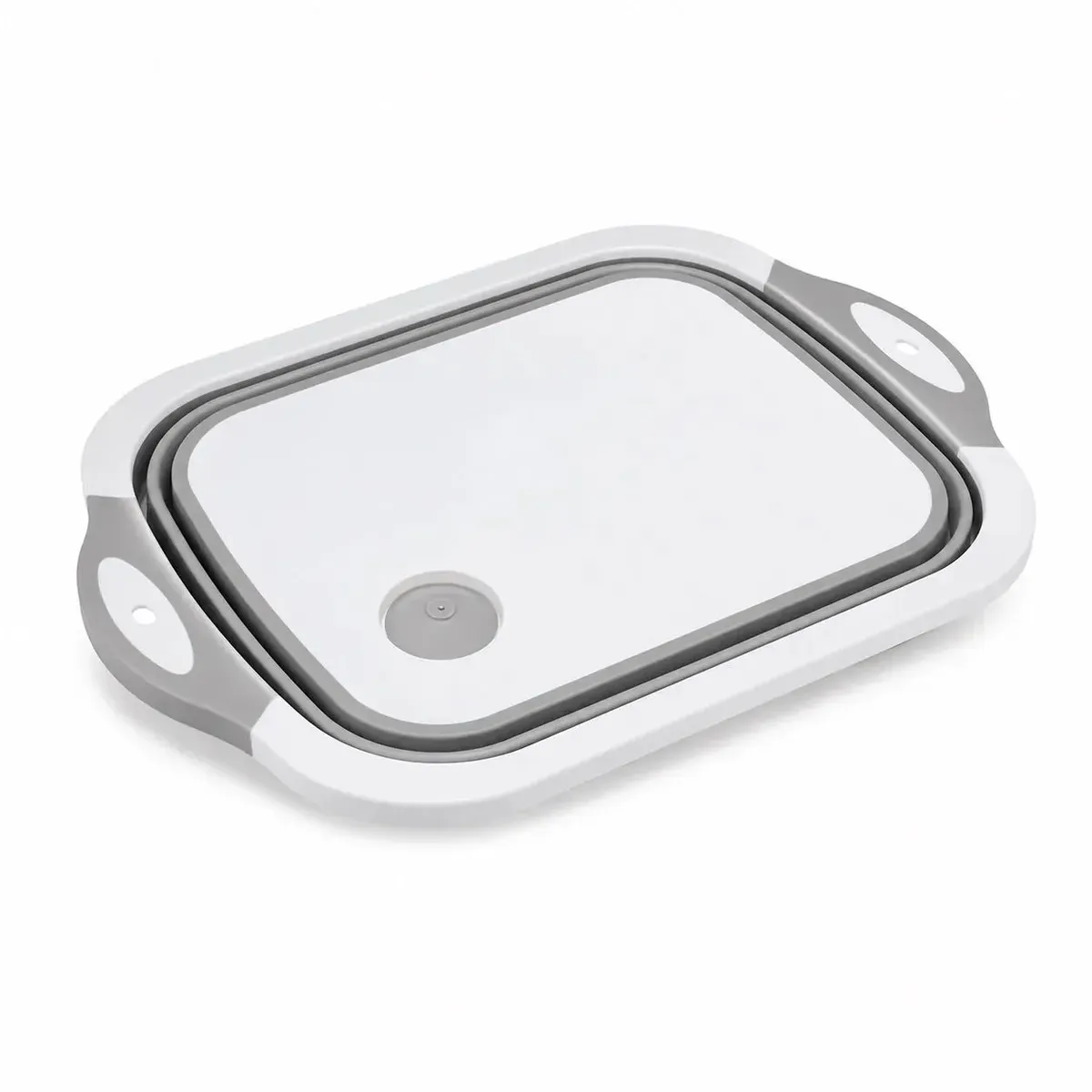 HOMESTAR - Tabla de cortar plegable 3 en 1 blanco
