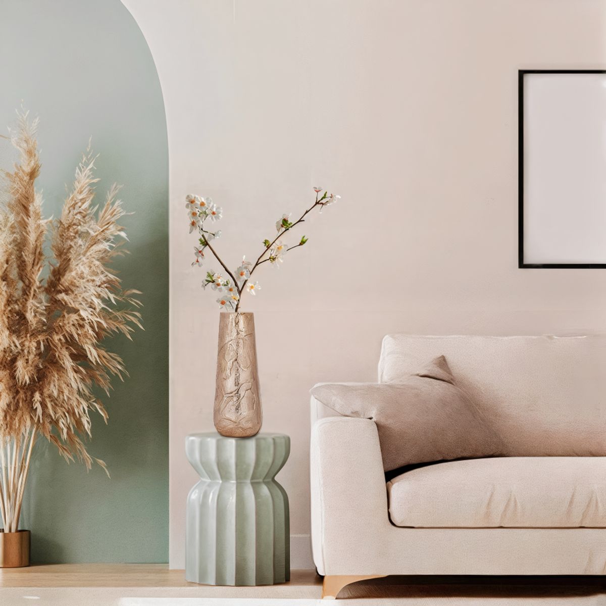 EGLO - Adorno decorativo Florero KURASHIKI metal Dorado 38×16cm