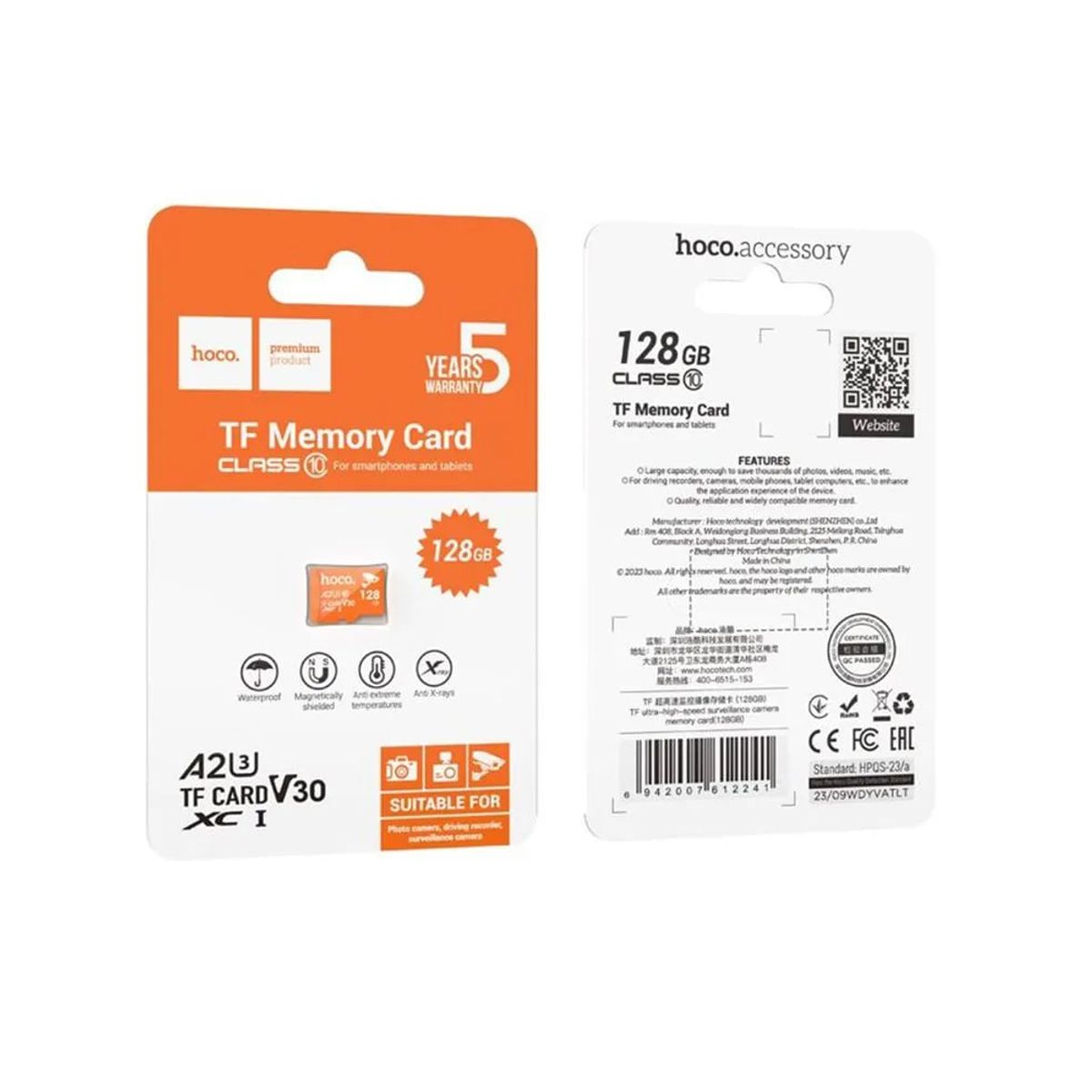 HOCO - TARJETA DE MEMORIA HOCO 128GB CLASS 10 U3