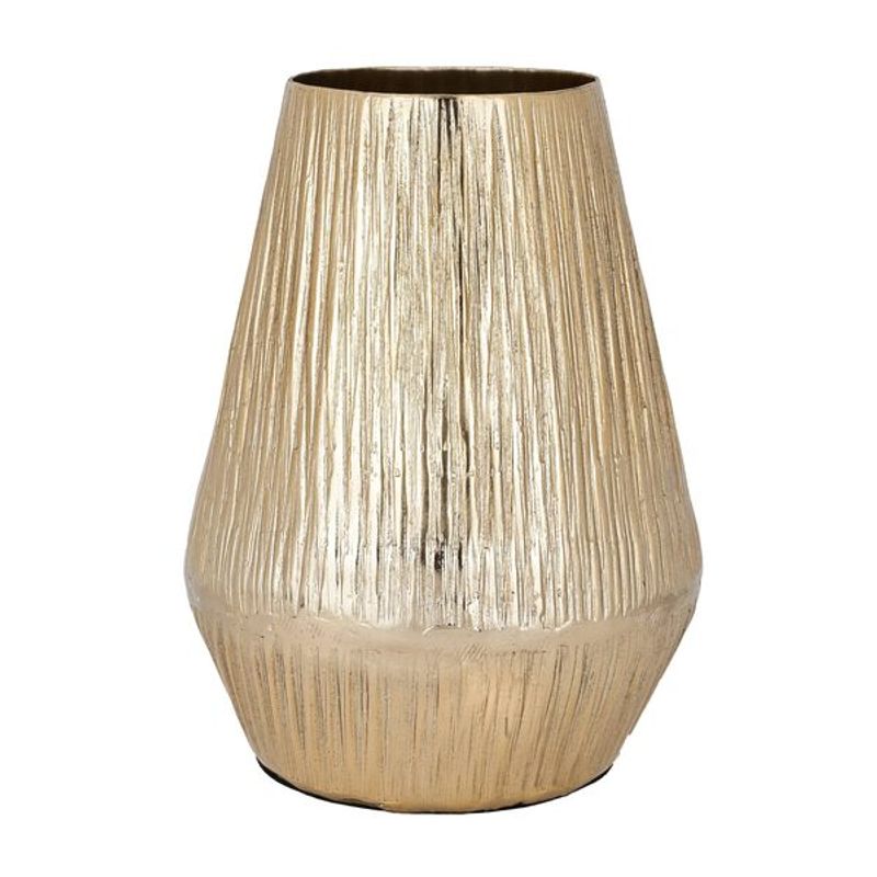 EGLO - Adorno decorativo Florero KURASHIKI metal Dorado 27×20 cm