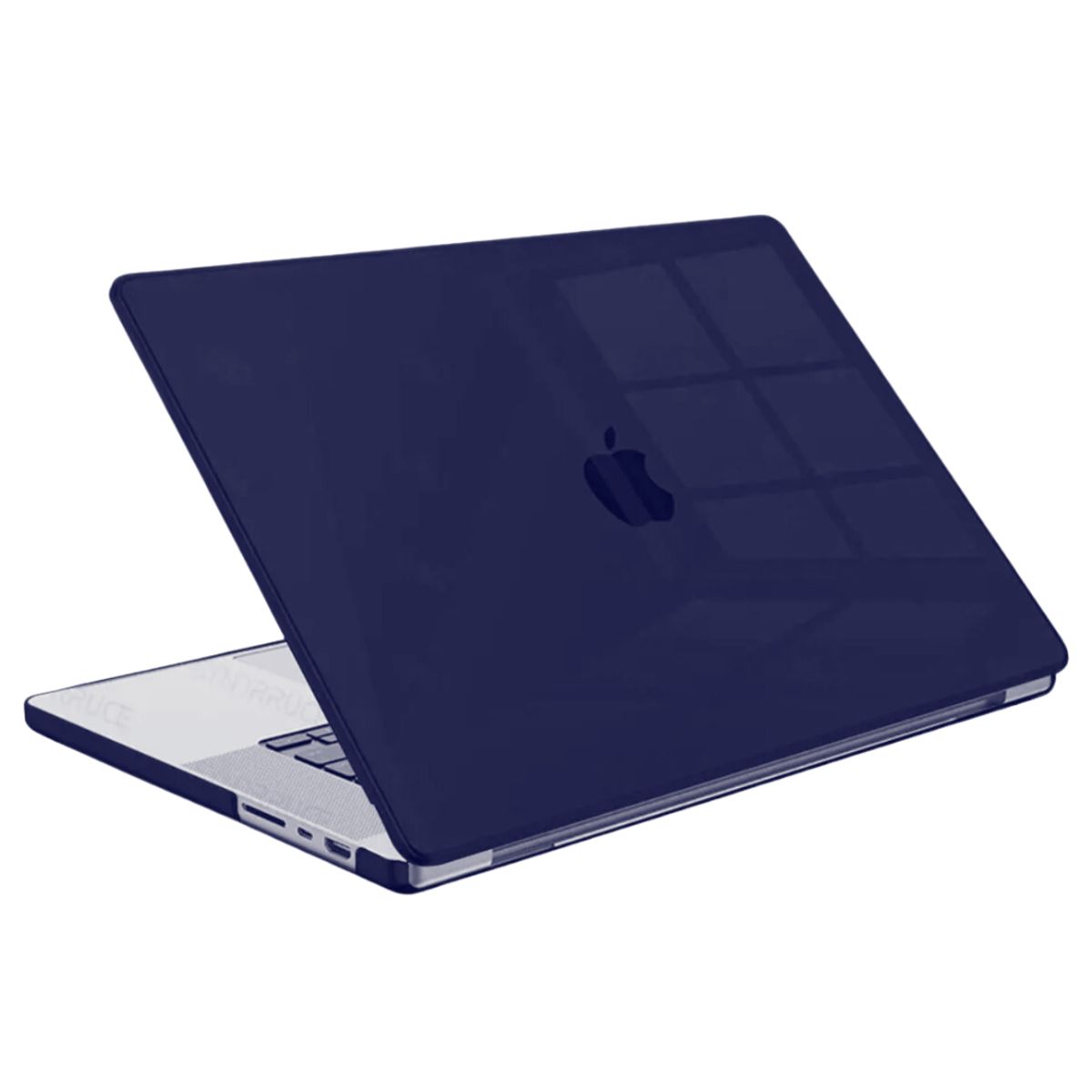 GENERICO - Carcasa para Macbook New Air 13.6 M2-M3-M4-M5 - Azul Oscuro Clear