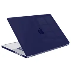 GENERICO - Carcasa para Macbook New Air 13.6 M2-M3-M4 Azul Oscuro Clear