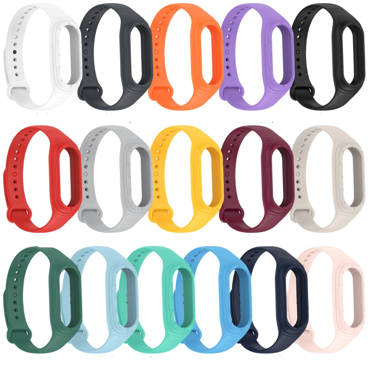GENERICO - Correas Silicona Full Compatible Con Xiaomi Mi Band 8-9-10