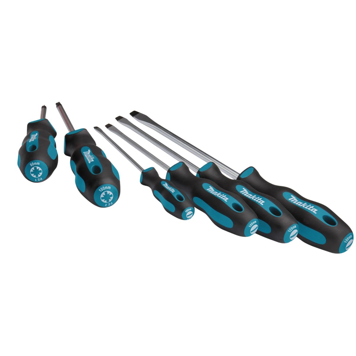 MAKITA - Set Destornillador Makita 6PZPZ1/PZ2/SL4.0/SL5.5/SL6.5/SL8.0