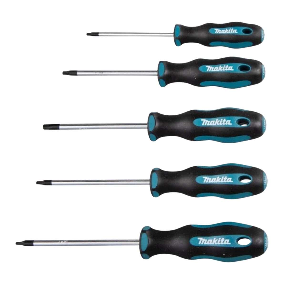 MAKITA - Set Destornilladores Makita TORX 5pcs T10,T15,T20,T25,T30