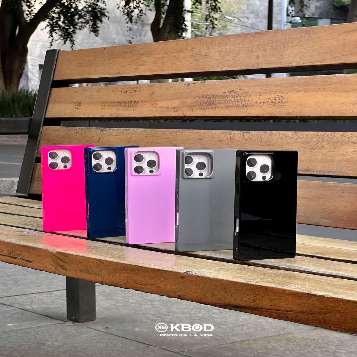 KBOD - Carcasa Cuadrada Kbod Blox Color Para iPhone 14 Pro Max Azul