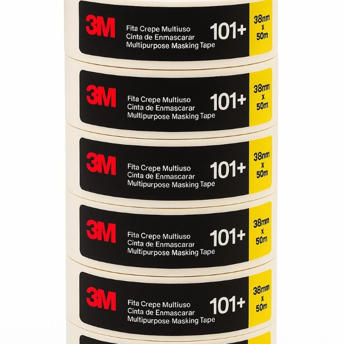 3M - Pack x6 Cinta Masking Tape 101+ 38mmX50mt 3M