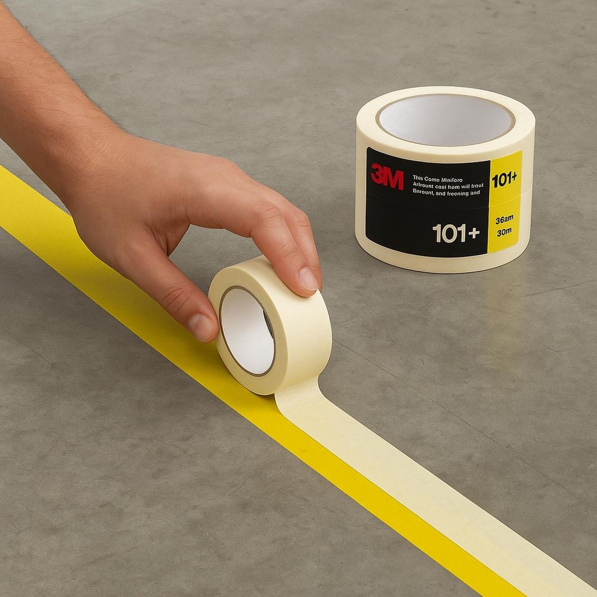 3M - Pack x6 Cinta Masking Tape 101+ 38mmX50mt 3M