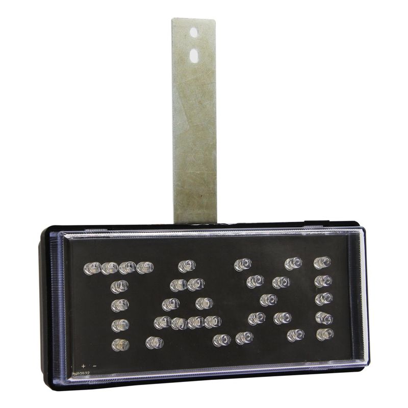GENERICO - Letrero Taxi Led Rojo