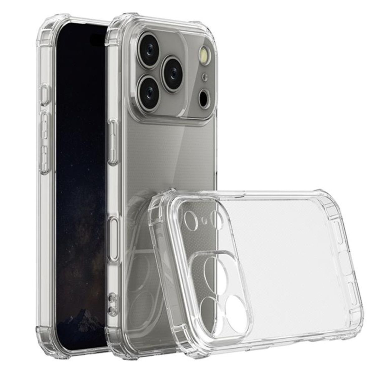 JOIGO - Carcasa Anti golpes Transparente Para iPhone 17 Pro