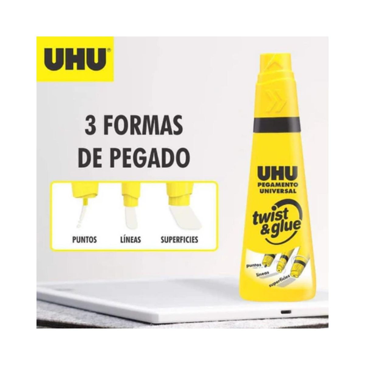 UHU - Pegamento Universal Twist & Glue 90 Ml Uhu